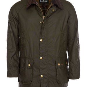 Barbour Ashby Wax Jacket in Olive